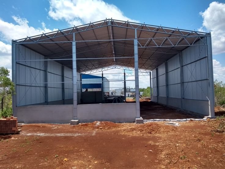 هنجر حديد للمصانع والمنشآت الصناعية